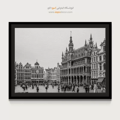 خرید تابلو چاپی سیاه و سفید لوکس