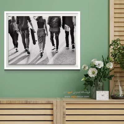 ابلو اتاق نوجوان - نسل امروز – تابلو سیاه و سفید - اسپو دکور