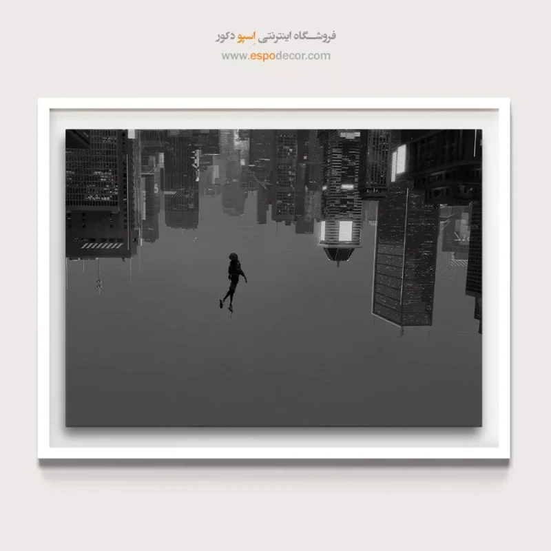 خرید تابلو اتاق خواب سیاه و سفید شیک