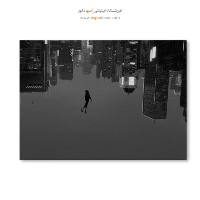 خرید تابلو اتاق خواب سیاه و سفید شیک