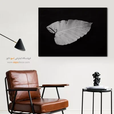 تابلو دکوراسیون حمام - جزیره سکوت – تابلو سیاه و سفید - اسپو دکور