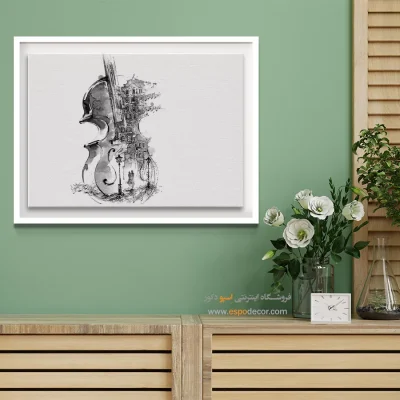 خرید تابلو مدرن سیاه و سفید هدیه لوکس