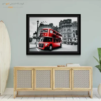 تابلو شیک برای دکور - انرژی لندن – تابلو سیاه و سفید - اسپو دکور