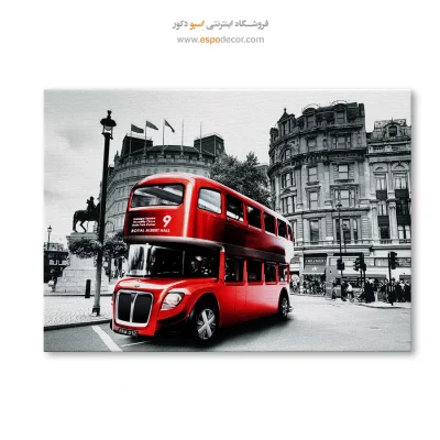 تابلو شیک برای دکور - انرژی لندن – تابلو سیاه و سفید - اسپو دکور