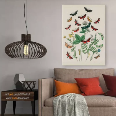 تابلو پروانه - اسپو دکور