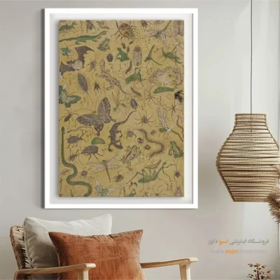 تابلو پروانه - اسپو دکور