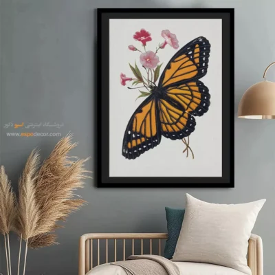 تابلو پروانه - اسپو دکور