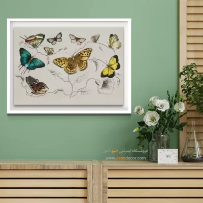 تابلو پروانه - اسپو دکور