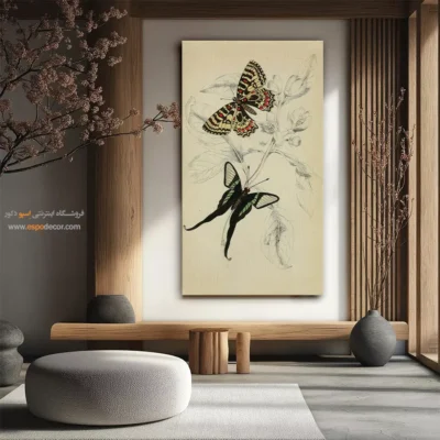 تابلو پروانه - اسپو دکور