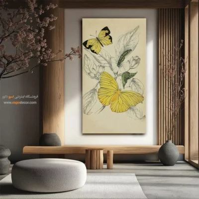 تابلو پروانه - اسپو دکور