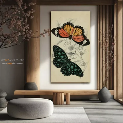 تابلو پروانه - اسپو دکور