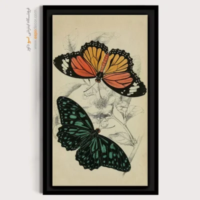 تابلو پروانه - اسپو دکور