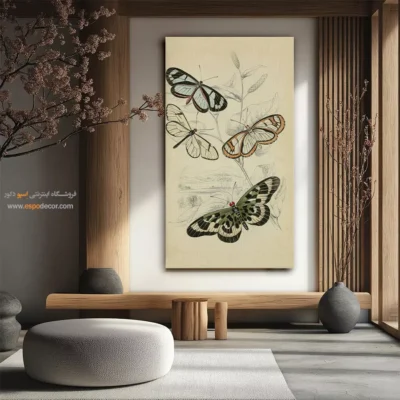 تابلو پروانه - اسپو دکور