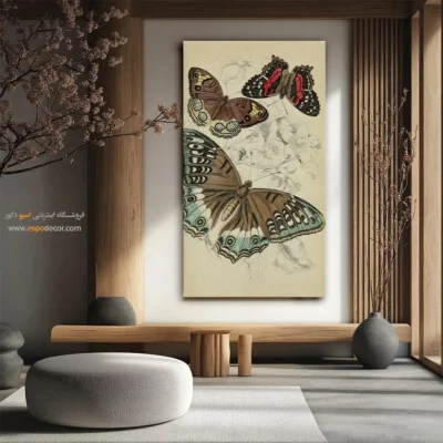 تابلو پروانه - اسپو دکور