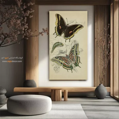 تابلو پروانه - اسپو دکور