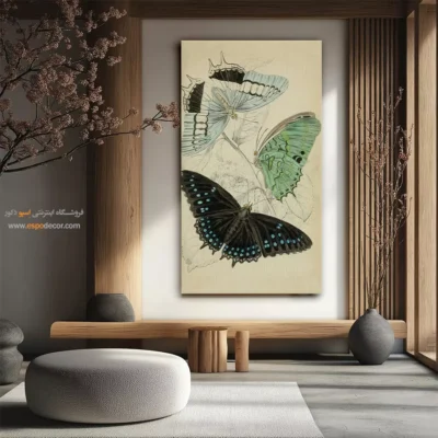 تابلو پروانه - اسپو دکور