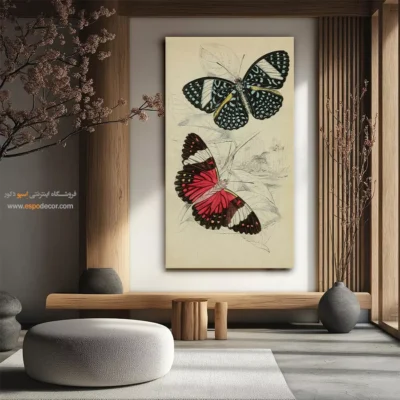 تابلو پروانه - اسپو دکور