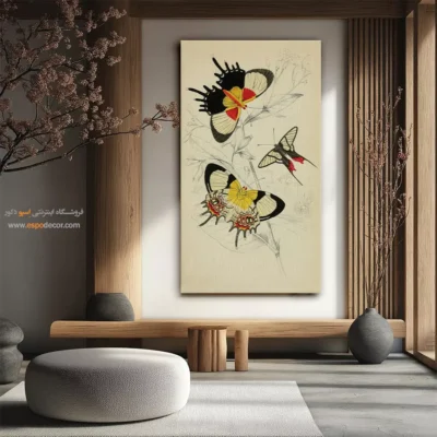 تابلو پروانه - اسپو دکور
