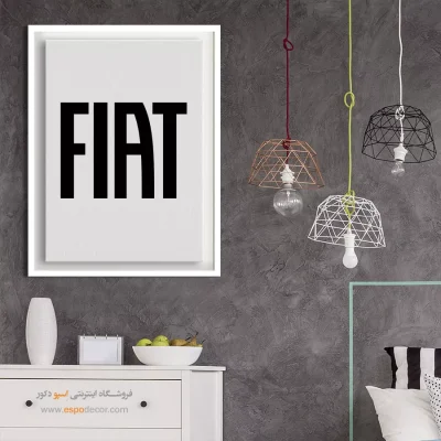 خرید تابلو لوگو فیات