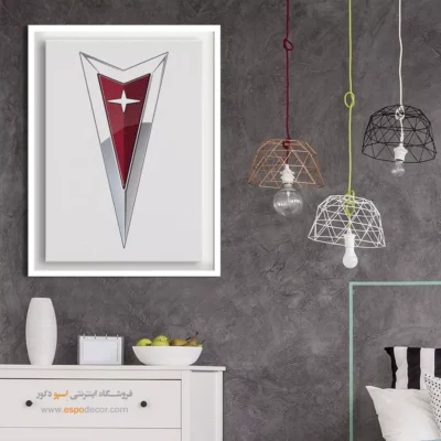 خرید تابلو برند ماشین پونتیاک - پونتیاک – تابلو لوگو ماشین - اسپو دکور