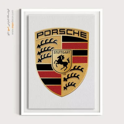 تابلو لوگو ماشین پورشه
