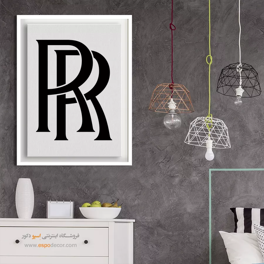 تابلو لوگو ماشین رولز رویس