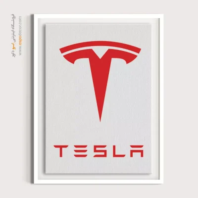 خرید تابلو برند ماشین تسلا