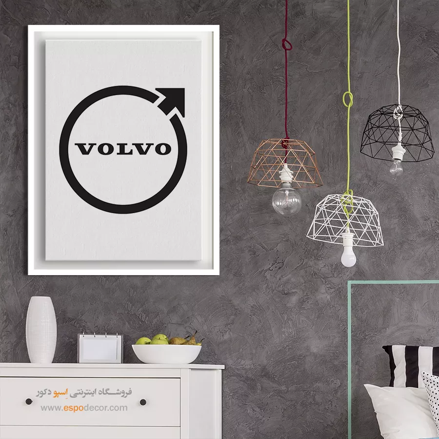 خرید تابلو برند ماشین ولوو