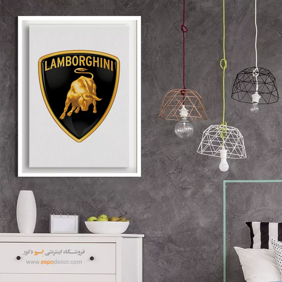 خرید تابلو برند ماشین لامبورگینی