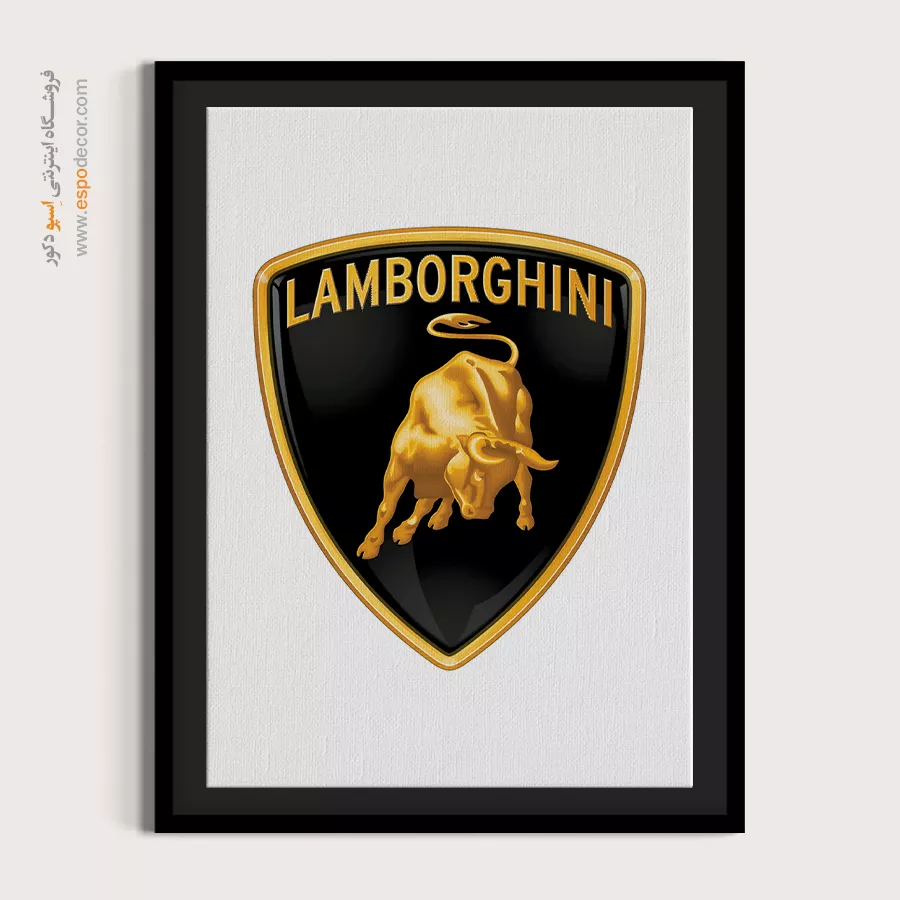 خرید تابلو برند ماشین لامبورگینی