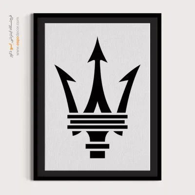 خرید تابلو لوگو مازراتی