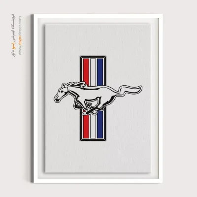 تابلو لوگو ماشین موستانگ