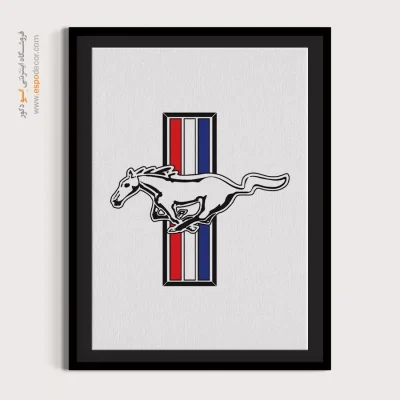 تابلو لوگو ماشین موستانگ