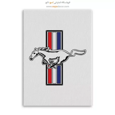 تابلو لوگو ماشین موستانگ