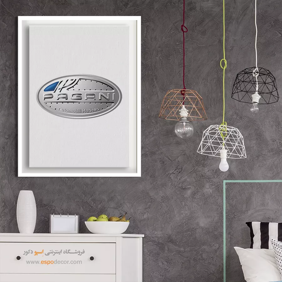 خرید تابلو لوگو پاگانی