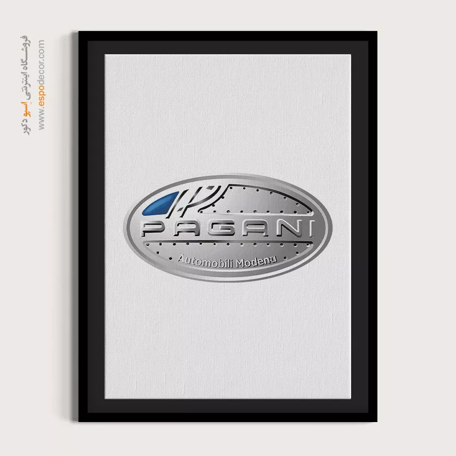 خرید تابلو لوگو پاگانی