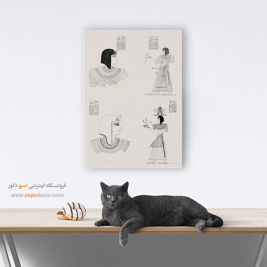 تابلو نقاشی های ژان فرانسوا شامپولیون - اسپو دکور