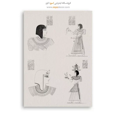 تابلو نقاشی های ژان فرانسوا شامپولیون - اسپو دکور