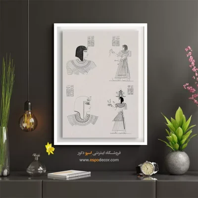 تابلو نقاشی های ژان فرانسوا شامپولیون - اسپو دکور