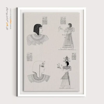 تابلو نقاشی های ژان فرانسوا شامپولیون - اسپو دکور