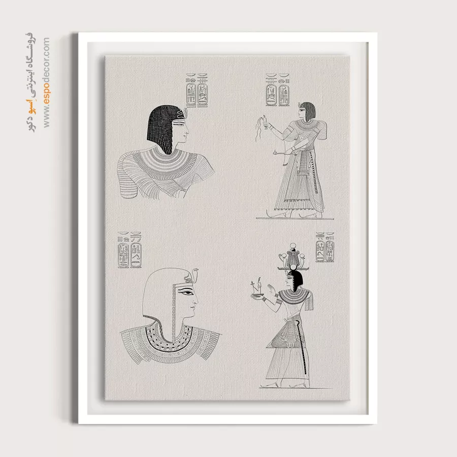 تابلو نقاشی های ژان فرانسوا شامپولیون - اسپو دکور