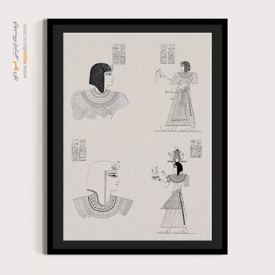 تابلو نقاشی های ژان فرانسوا شامپولیون - اسپو دکور