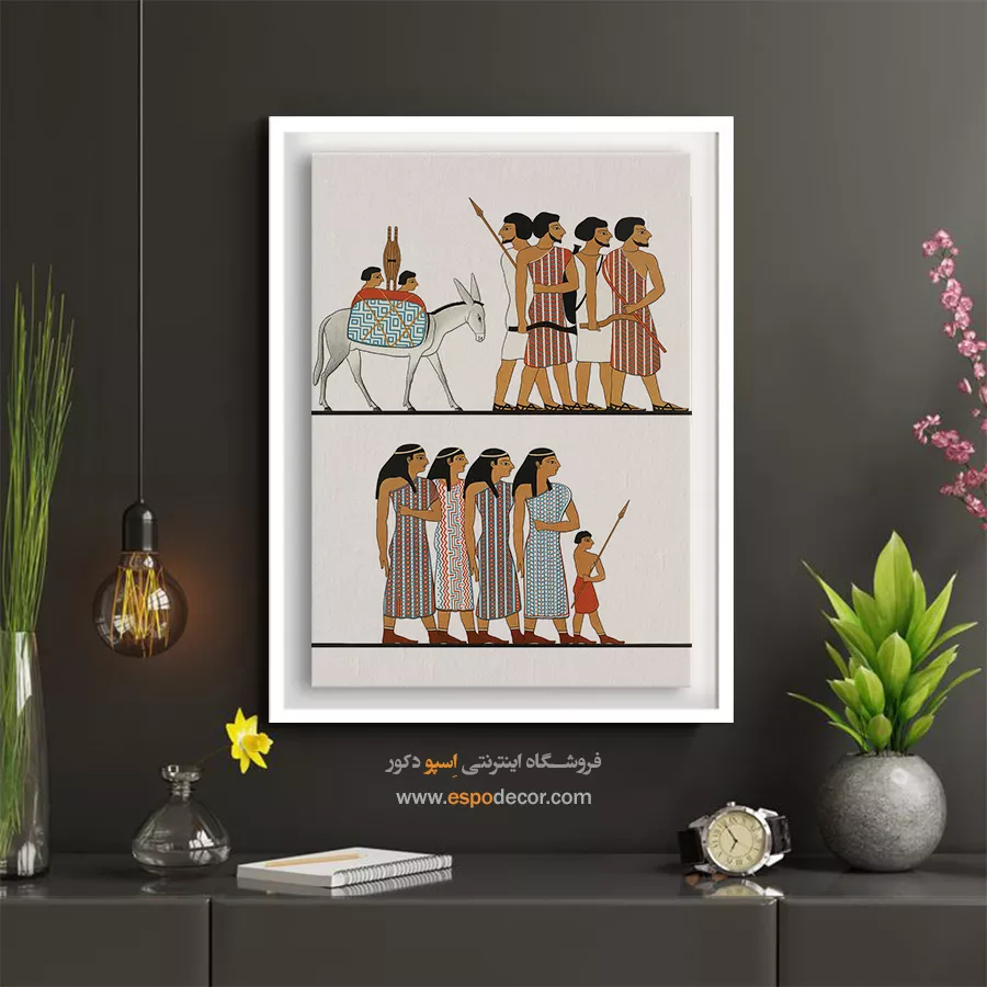 تابلو نقاشی های ژان فرانسوا شامپولیون - اسپو دکور