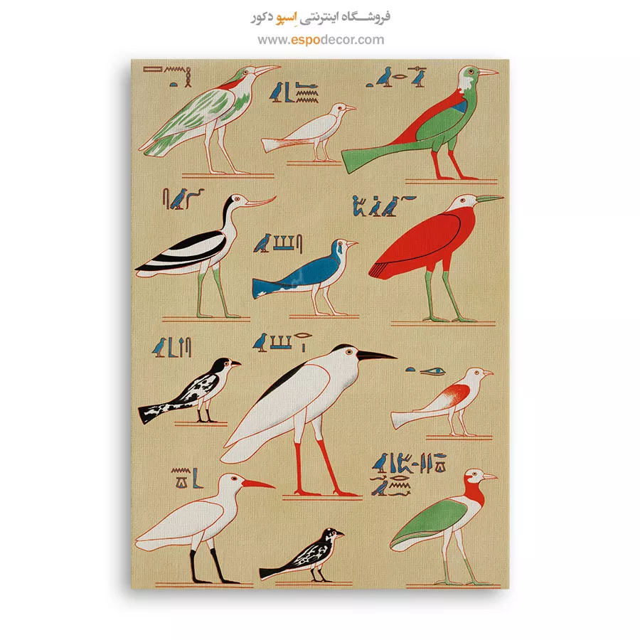 تابلو نقاشی های ژان فرانسوا شامپولیون - اسپو دکور