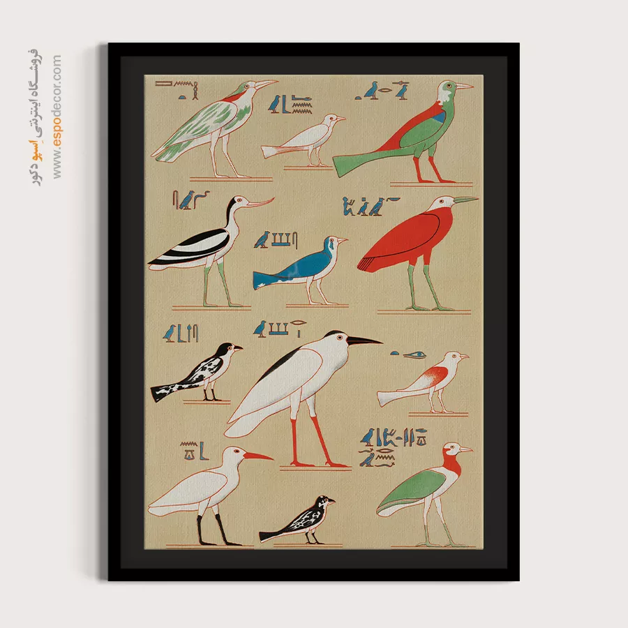 تابلو نقاشی های ژان فرانسوا شامپولیون - اسپو دکور