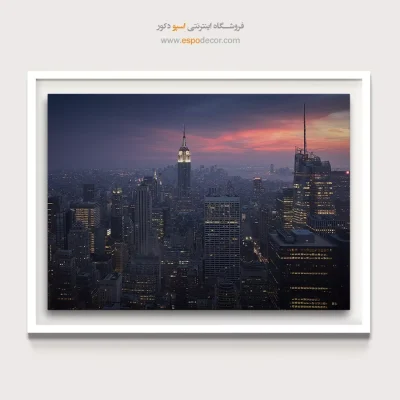 خرید تابلو غروب نیویورک