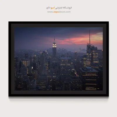 خرید تابلو غروب نیویورک