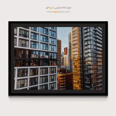 خرید تابلو ساختمانهای مدرن - ساختمانهای مدرن – تابلو شهرها - اسپو دکور