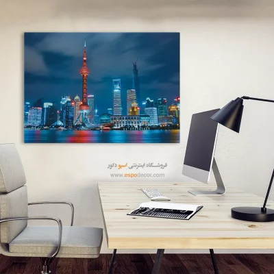 خرید تابلو بوم شهر چین