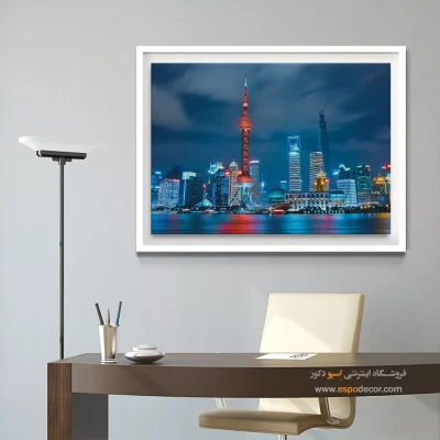 خرید تابلو بوم شهر چین